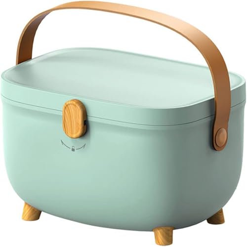 AiMeiteng Medizinbox, Arzneimittel box, medicine box, Hausapotheke mit 2 compartments, medizin aufbewahrung, medikamenten organizer für arzneimittel für zu Hause, im Freien