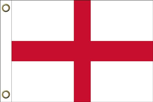 England Flagge Fahne | 150 cm x 90 cm / 90 x 150 cm | Wetterfest & Langlebig | Polyester mit zwei Ösen