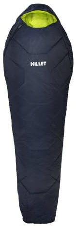 MILLET - Sac De Couchage Baikal 1100 Reg Chaud Saphir 5 °C - Unisexe, Ouverture Droite/Long