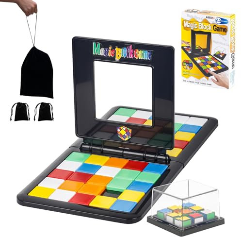 Dachiy Zauberwürfel Spiel, Zauberwürfel-Kampfspiel, Game Brettspiel Für Zwei, Trainieren Sie Handgeschwindigkeit Und Logische Fähigkeiten, Denkspiel Für Kinder Ab 7 Jahren (Mit Aufbewahrungstasche)