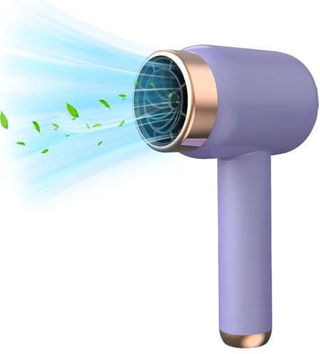 Pro Akku Reisefön und Kabelgebundener Haartrockner 2 en 1, 1000W Reiseföhn,1500mah Ionen Föhn,2 Temperatureinstellungen, 3-Gang, Föhn, Fön, Haartrockner Ionen (purple)
