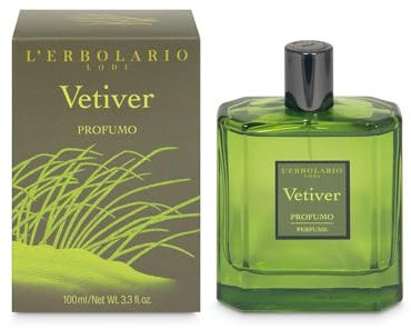 L'Erbolario Vetiver Profumo Uomo - Eau de Parfum - Fragranza Maschile Agrumata e Legnosa dalle Note Speziate e Muschiate - Made in Italy - 1 Flacone da 100ml