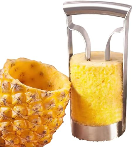 Pitters, Pineapple Cutter Slicer Stainless Steel Pineapple Corer Fruit Core Remover for Kitchen Fruit Rings 10cm