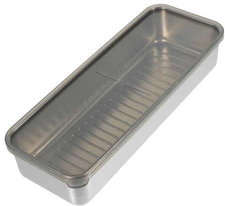 Cabilock Contenitore Per Frigorifero Con Serratura Contenitore Rettangolare in Acciaio Inox 304 Per Conservare La Freschezza in Cucina
