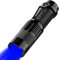 HYVCZP Torcia a LED a luce blu, messa a fuoco regolabile, 4 modalità di illuminazione, super luminosa, impermeabile, tascabile, leggera, piccola torcia per interruzione di corrente, emergenza,