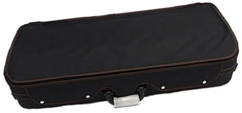 2 Stück Geigenkoffer - Doppelter Geigenkasten 4/4 Mit Hygrometer Geigenkasten Aus Holz Instrumentenkoffer für Violine