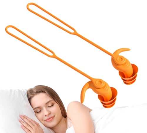 Bouchons auriculaires en silicone pour la natation Cordon de tour de cou