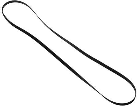 VICASKY Correa de transmisión para grabadora de cinta, cambio de cassette, correa de goma, correa de goma, correa de goma, correa de caucho, correa de goma, color negro