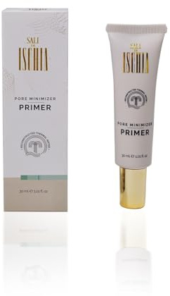 Sali di Ischia [30 ml] Primer Pore Minimizer - Trattamento Viso - Base effetto opacizzante - Contrasta l effetto lucido, leviga la pelle - migliora la durata del fondotinta - per pelli grasse o miste