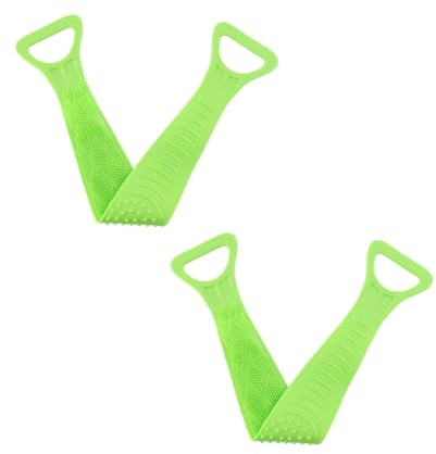 PACKOVE 2piezas Toalla De Baño Para Frotar Espalda Toalla De Ducha Larga Artículos De Baño Premium Fácil De Limpiar