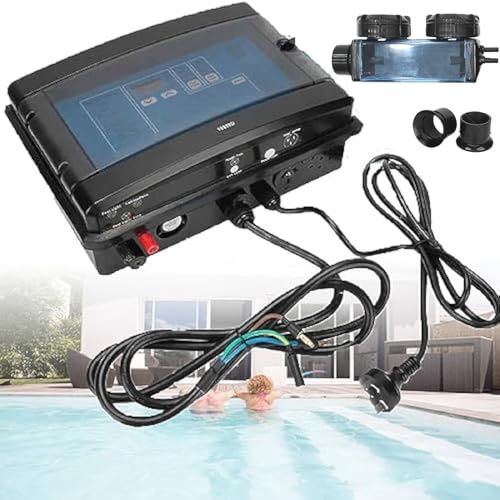 LTdlhFk Générateur De Chlore Au Sel, électrolyseur d'eau Salée, Système De Chloration pour Piscine d'eau Salée, électrolyseur De Chlore pour Piscine, pour Spa,100m³-50g/h