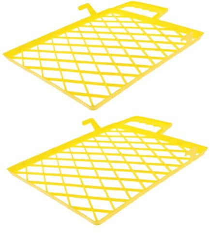 Lurrose 2 Piezas Rejilla de Pintura para Bandeja de Pintura para Hogar y Profesionales Diseño Duradero y Organizado