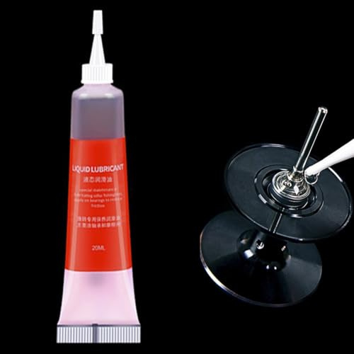 Opatiny Angelrolle Wartungsfett und Öl-Set, 20 ml, Getriebe- und Lagerservice, inklusive rotem Öl und blauem Fett, 2 Stück