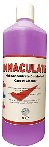1L Carpet Shampoo Disinfectant Deodoriser - Immaculate - (Bubblegum)