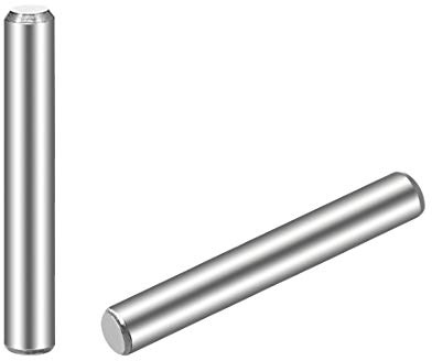 sourcing map 50 Stück Zylinderstifte 304 Edelstahl Holz Etagenbett Dübelstifte Regalheringe Stützregale 3 x 20mm (ca. 1/8)
