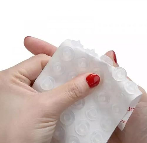 Bodentürstopper aus Gummi, selbstklebend, Wandpuffer (15x2mm x 30pcs)