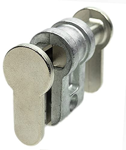 FELGNER Universal Blindzylinder | Schlüsselloch Abdeckung Schloss Schließzylinder für Türschloss - individuell verstellbar - 35 mm bis 154 mm Länge - matt vernickelt