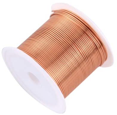 Kupferdraht Kupferlackdraht 0,6 mm Dicke 10m, Magnet Draht Magnetspule Wicklung zur Herstellung eines Elektromagnet-Motormodells DIY Motoren