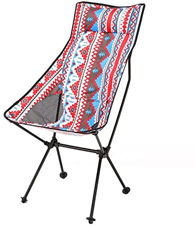 Klappbarer Stuhl, Campingstuhl, tragbare Sonnenliege, Liegestuhl, zusammenklappbar, Strandstuhl, Mond, Aluminium, Gartenmöbel für den Außenbereich Good