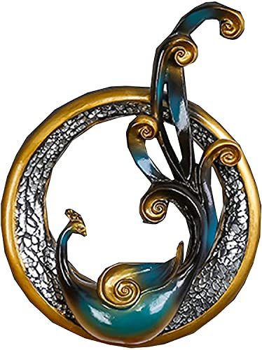 ENESEA Home Accessoires Ornamente, Wanddekoration Phoenix Statuen und Figuren, Skulpturenwandkunst for Wohnzimmer, Badezimmer, Schlafzimmer und Küchenhängedekoration, a