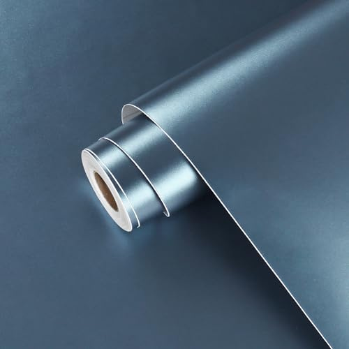 Yullpaper klebefolie möbel abwaschbare tapete blau küchenfolie selbstklebend arbeitsplatte Folie küche Blaue tapeten Wohnzimmer möbelfolie für küchenschränke küchenrückwand Folie 40cm X 300cm