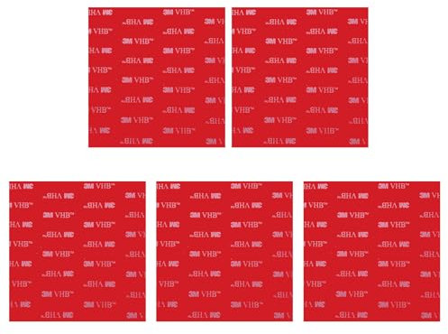 5 PCS 3M Double Sided Adhesive Tape Pads Multipurpose 3M VHB Square Sticky Adhesive Pads Replacement Mounting Tape - 30mmx30mm