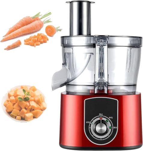 GAORUTO Electric Cheese Grater Vegetable Slicer,Electric Rotary Grater Chopper Salad Maker Multi Grater Fruit Cutter, for Cucumber, Carrot, Potato, Nuts, Chocolate B