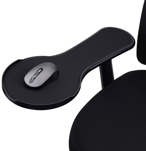 Pxoerzy Tapis de souris ergonomique pour chaise, accoudoir de chaise, plateau de souris