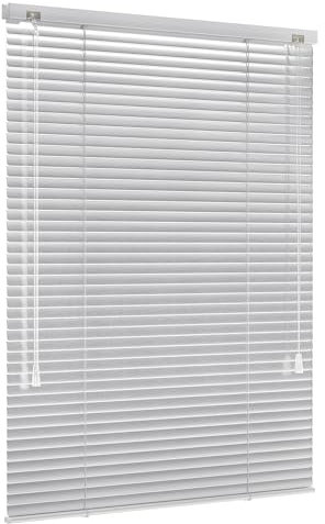 Jalousiescout Lightless Jalousie Aluminiumjalousie, Verdunkelungsrollo, Innovative Verdunkelungstechnik, Sichtschutz, ohne Bohren, 150 x 130 cm (BxH), Silber glänzend