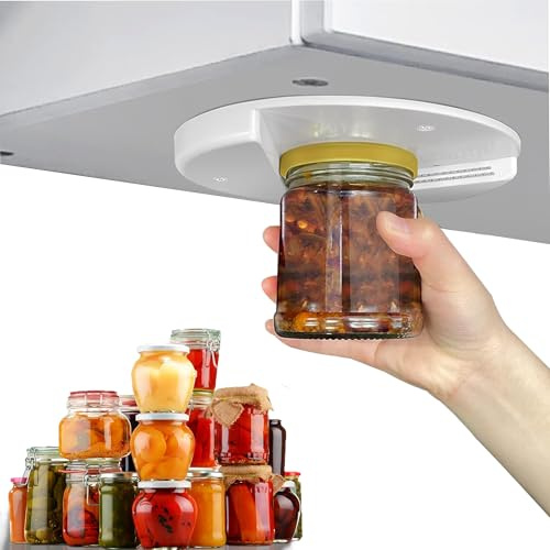 LIBRNTY Abridor de Botes,Abridor de frascos para debajo del gabinete,Abridor De Tapas De Rosca,botellas y contenedores de varios tamaños,para Mujeres,Mayores,Familia,Picnic,Bares Jar Opener