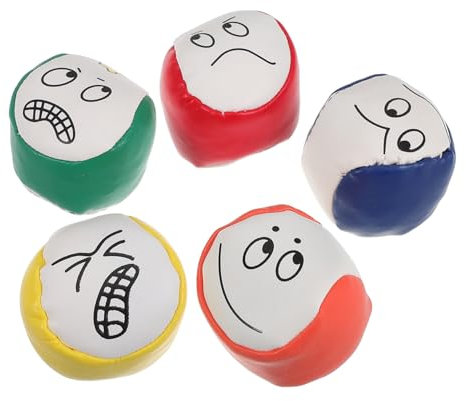 YARNOW 5er Set Sandsäcke Für Jonglierbälle Strumpffüller Für Jungen Sandsack-wurfspielzeug Jonglierspiel Bälle Jonglieren Strumpffüller Für Kleine Jungen Kleine Bohnensäckchen PVC