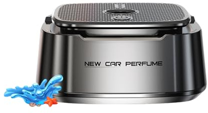Ambientador de coche | Difusor de fragancia de larga duración de 15 ml con | tecnología de detección inteligente-atomizador de concentración ajustable, automático encendido/apagado ultrasónico auto