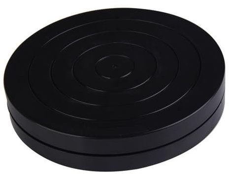 Tortenplatte Drehbar,Töpferscheibe 11/18 cm Kunststoff Drehteller Keramik Ton Skulptur Werkzeuge Flexible Rotation Töpferscheibe Plateau Tournant Töpferscheiben(11cm)