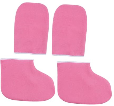 DONFAMDS Heißhandschuhe und Einfache Anwendung aus Polyester Paraffinwachs nährende Pflege für Hand und Fußpflege für Professionellen Salon und Heimgebrauch