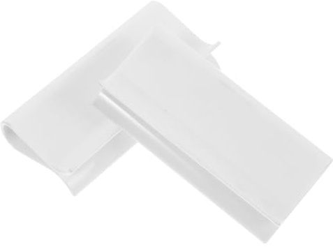 FUNNETOYU 2piezas r para Persianas Enrollables Sin Cuerda Accesorios De Sujeción para Ventanas y Cortinas De Clips Blancos para Bloqueo Seguro y Control De Luz Compatible con Cortinas Enroll
