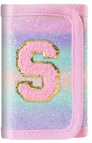 sundee Novelty Wallets for Kids Girls Trifold Wallet with Magic Sticker Coin Pocket for Sport Teen Birthday Gifts-S