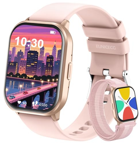EUNICECG Smartklocka för Barn - Stegräknare Pulsmätning Sömnmätning 100+ Träningslägen Väckarklocka Kalkylator Spel Födelsedag Gåvor - Fitnessklocka Smartwatch Barn Kids Smart Watch Pojkar Flickor