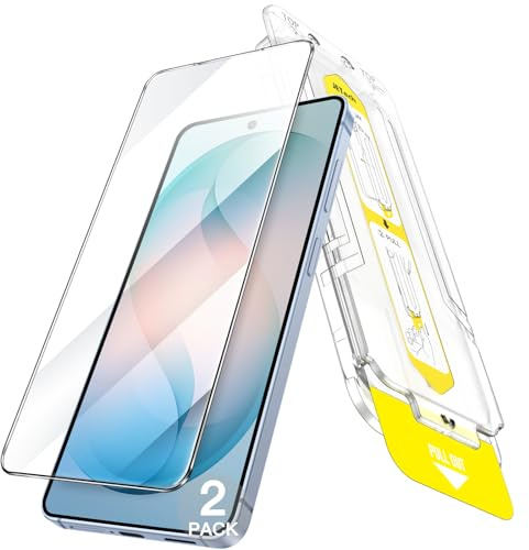JETech Skärmskydd för Samsung Galaxy S26, 10 Sekunder Enkel Installationssats med Ett Steg Justeringsfack, 9H Härdat Glasfilm, Fingeravtryck ID Kompatibel, HD Klar, 2-Paket