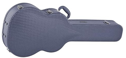 Estuche para Guitarra GEWA Vipera – Estuche para Guitarra clásica - Núcleo de Madera - Tapa abombada - Azul - Compartimento para Accesorios - Higrómetro