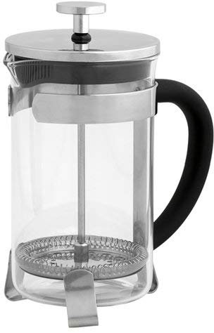 Brandani 53106 infusore in metallo e vetro 600 ml W/manico soft touch, multicolore