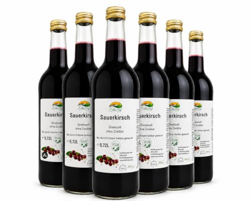 BLEICHHOF Sauerkirschsaft - Direktsaft, vegan (6x0,72l)