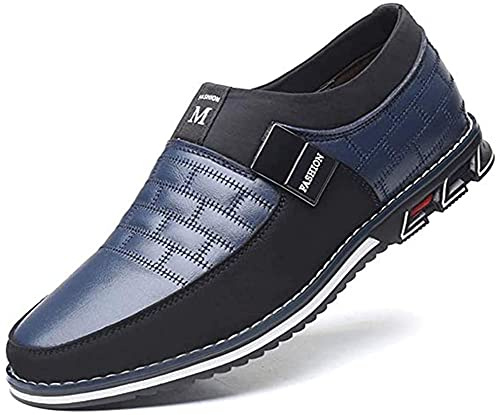 Chaussures Décontractées Cuir pour Hommes Mocassins et Loafers de Conduite Mode Slip-on Oxford Habillées Affaires Mocassin Confort Marche Bureau Extérieur