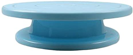 Generic 11 Inch Rotating Cake Turntable Cake Stand for Cake Decorations, Pastries, Cupcakes, Blue
