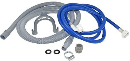 Ufixt Universal Washing Machine Dishwasher Outlet Drain Hose and Cold Fill Hose Extension Kit