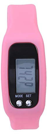 Niiyen Bracciale contapassi, Bracciale Sportivo; Contacalorie, Braccialetto Intelligente Orologio Polsino Contacalorie Contapassi Sport Fitness Tracker Contapassi(Rosa)