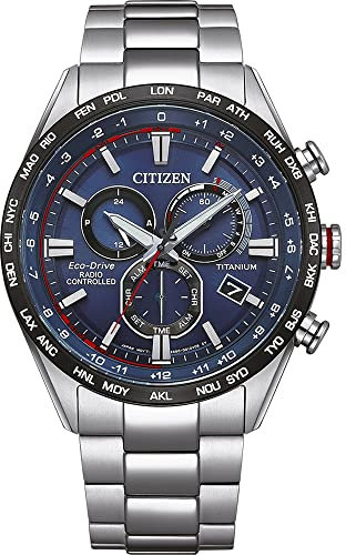 Citizen Orologio Cronógrafo Uomo con Cinturino in Titanio CB5945-85L