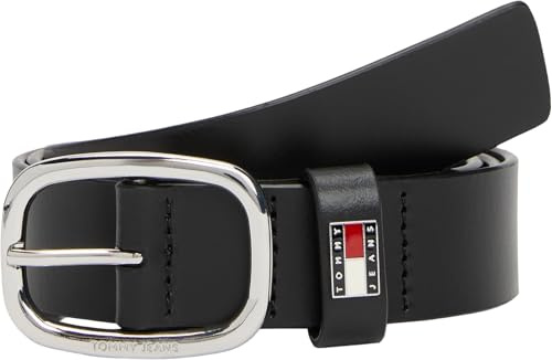 Tommy Jeans Damen Gürtel Oval Ledergürtel