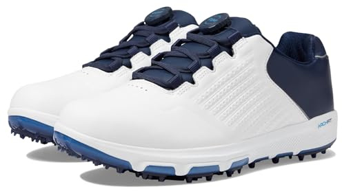 Skechers Go Golf PRO 6 SL Twist - Scarpe da Ginnastica da Uomo, White,