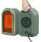 Portable Electric Heater Energy Efficient for Home Room,Advanced Ceramic Mini Fan Heater Low Energy Silcent 1200W/800W,Small Space Heater Plug in,2 Heat Settings & Overheat/Dumping Protection