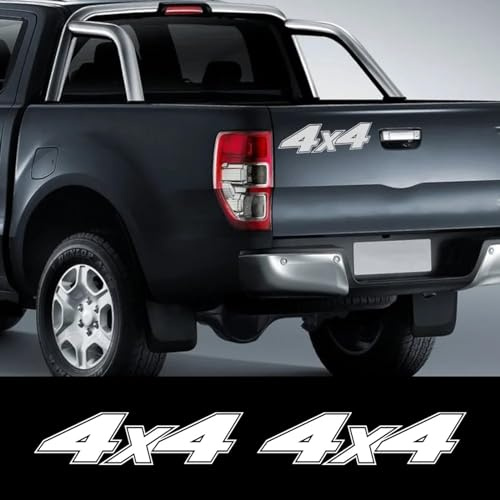 IBLUON Calcomanías de vinilo 4x4 para coche, 2 uds., para Isuzu Dmax Nissan NAVARA Toyota Hilux VW Amarok Pickup, accesorios para automóvil